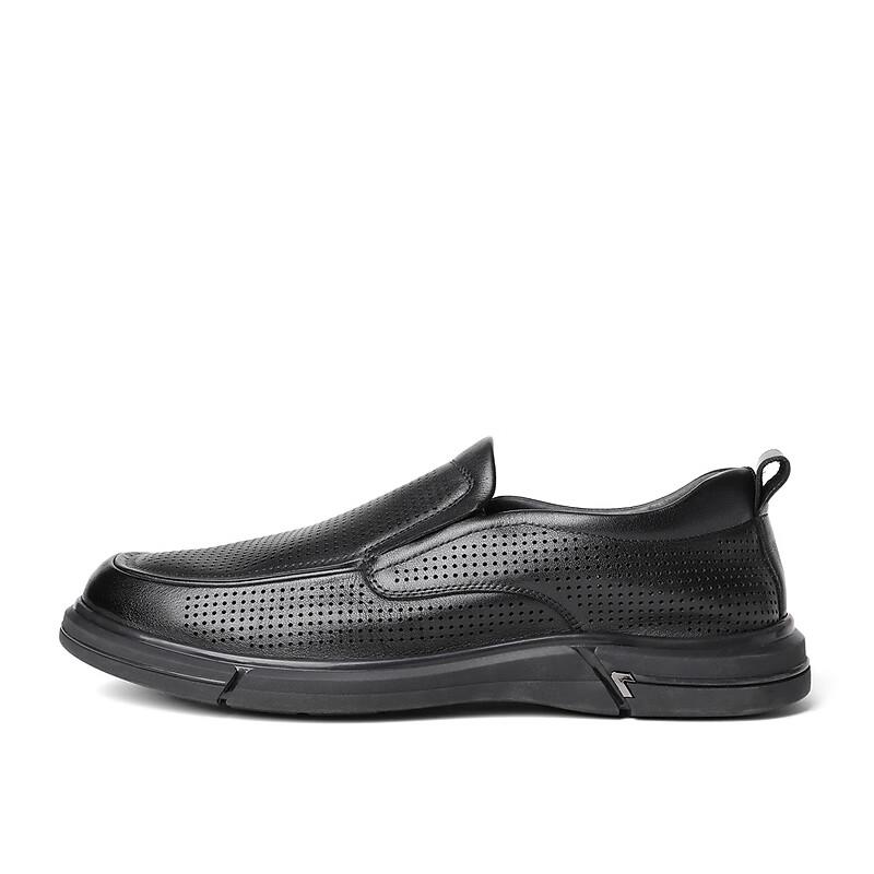 Men s Leather Slip-On Loafers 40