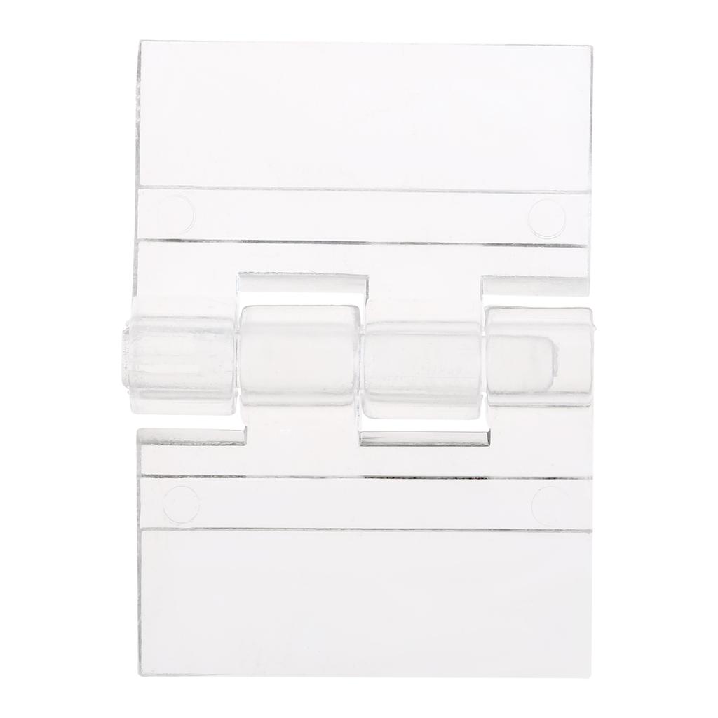 10Pcs Acrylic Hinges Clear Acrylic Mini Hinge Transparent Plastic Folding Hinge Tools for Furniture Cabinet Door 25*35mm/30*35mm