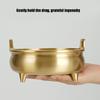 Brass Worship Incenses Brass Incenses Burners with Tripod Stand for Religious and Spiritual Use Brass Craftsmanships