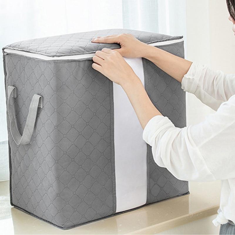 Home Storage Foldable Bag Waterproof Oxford Fabric Bedding Pillows Quilt Storage Bags Clothes Storage Bag Organizer Box
