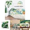 Green Garden Outdoor Cushion Covers Set With Linen Fabric For Patio Lounge Decor