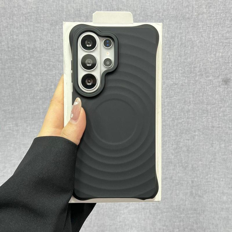 Original Liquid Water Ripple Magnetic Silicone Case For Samsung Galaxy S26 S25 S24 S23 Ultra Plus For Magsafe Charging Cover
