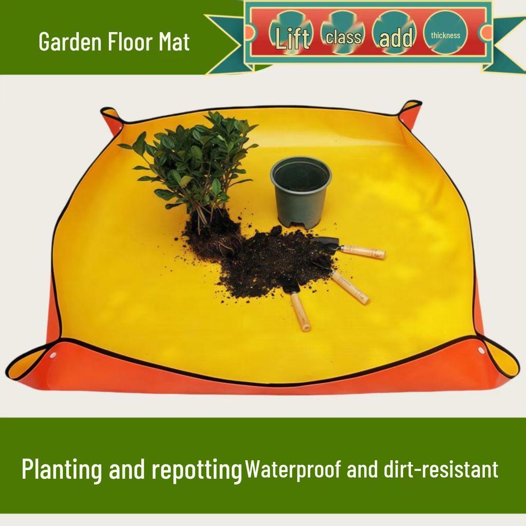 Saksı Değiştirme ve Saksı Taşıma için Su Geçirmez Ekstra Kalın Bahçıvanlık ve Balıkçılık Zemin Matı