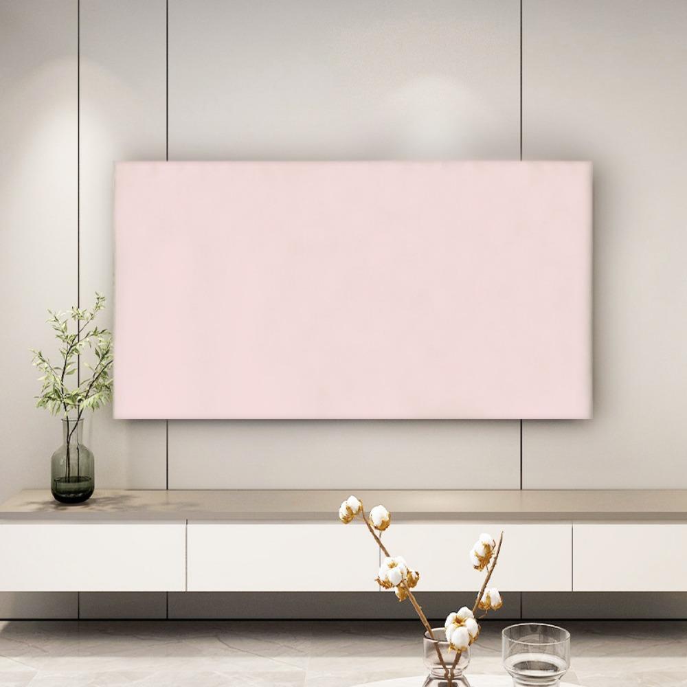 Solid Color TV Hood Cover Dustproof TV Dust Cloth Household LCD Dust Cover  Sun Protection