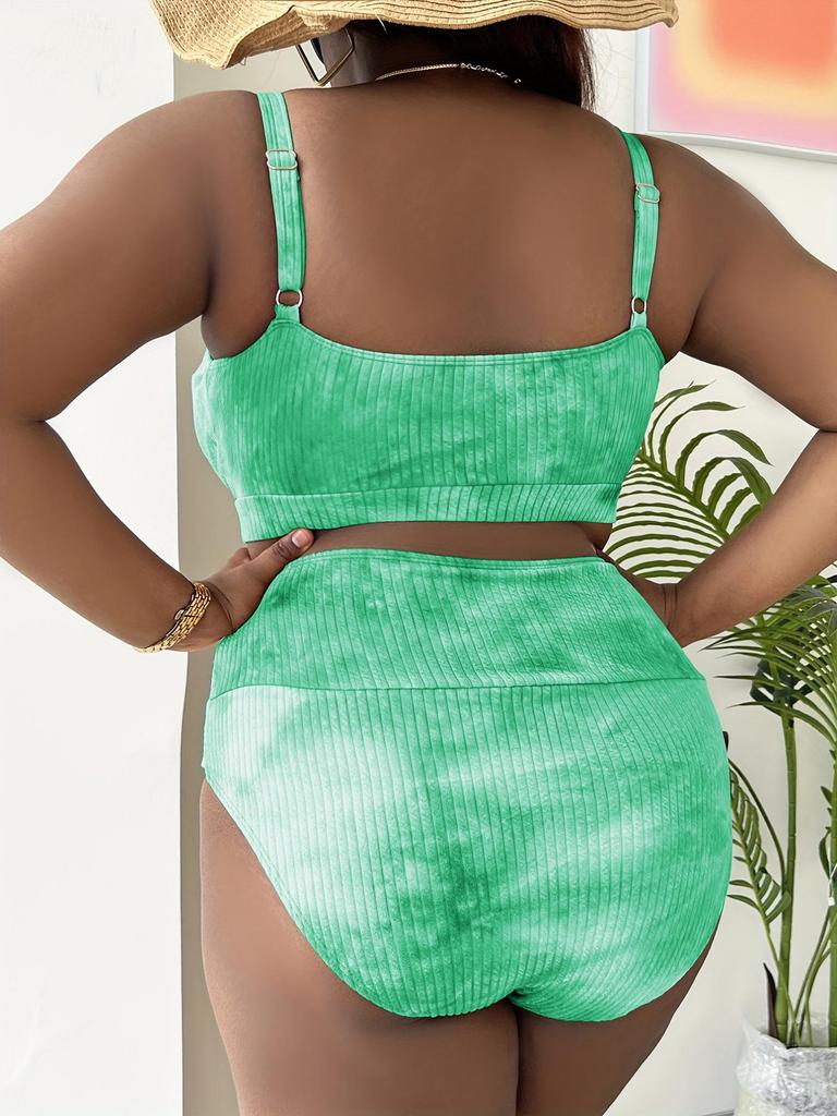 Plus Size High Waist Sexy Bikini Swimsuit