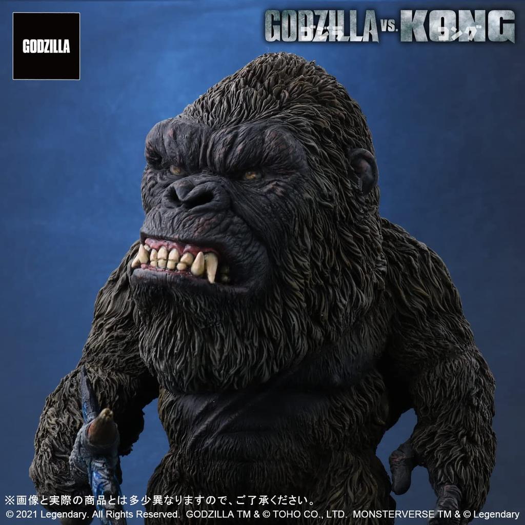 GARAGE TOY KONG FROM GODZILLA KONG General distribution version Height 150mm PVC painted finished figure X-PLUS Defo-real VS. (2021) approx.