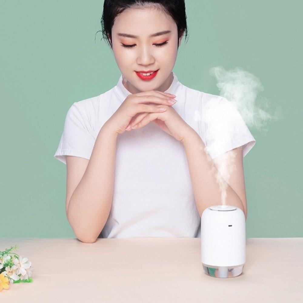 Fine Mist Portable Mini Humidifier Silent Operation Cool Mist Humidifier  Bedroom