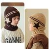 Knitted Baby Hat With Earmuff Warmth For Winter Childrens Headgear