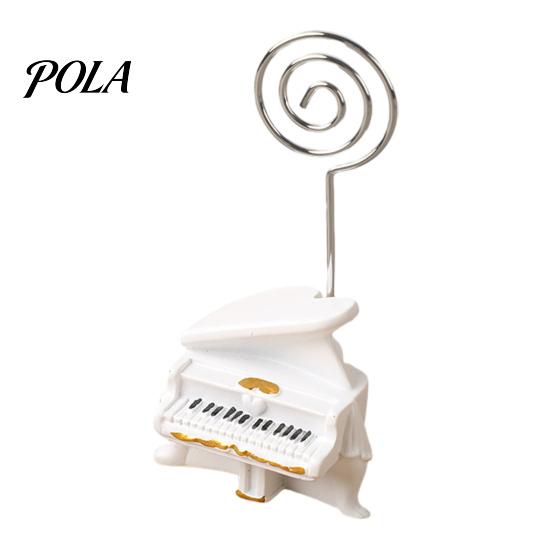 Piano Business Card Holder Holder, Resin Wedding Table Number Clip, DIY Memo Durable Stand Photo for Desk, Music Theme Home Office Decor, Gift Unique