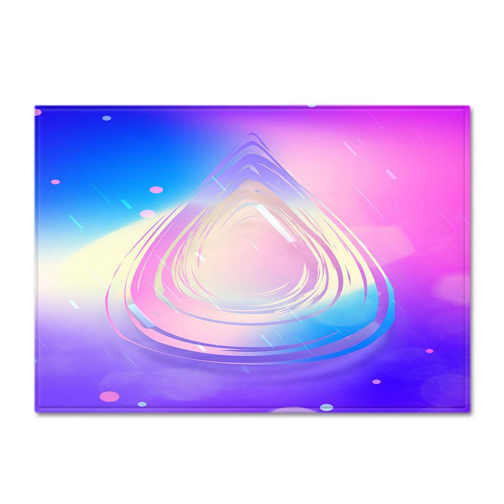 Gradual Change Large Carpet Feather Wind Bedroom Floor Mat