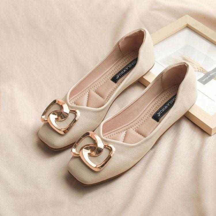 Mode Vierkante Neus Instapper Dames Flats Zomer Dames Schoenen Snelle Levering 2025 Goedkope Uitverkoop Met Korting Mode 39 Schoen