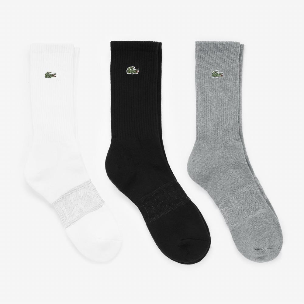 

LACOSTE Набор из 3 мужских спортивных носков с надписью RA123B 53N 001