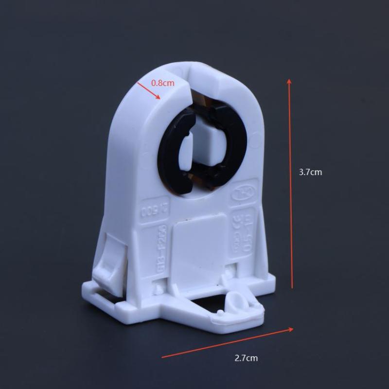 2Pcs 2A T8 Fluorescent Light Holder G13 Base Non-Shunted Tombstone Lamp Socket For Led Fluorescent Tube Light Accessories
