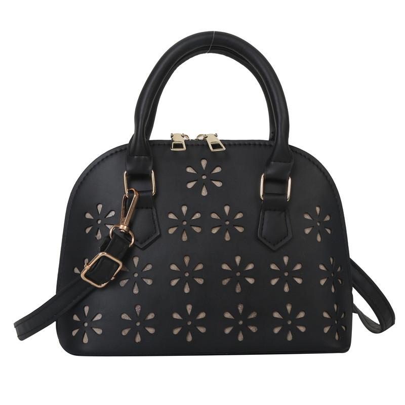 Stylish Shell Bag For Casual Commuting Chic Pu Handbag Available In Black Pink Orange Purple Green