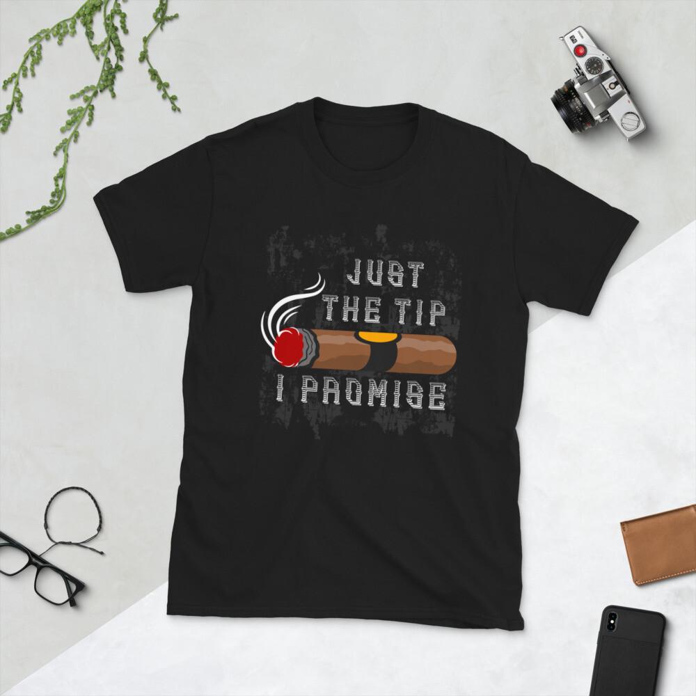 Cigars Just The Tip I Promise T shirt Cigars S разноцветный