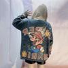 Women's Cartoon Hooded Sweater - Autumn/Winter 2025 Loose Knit Outerwear