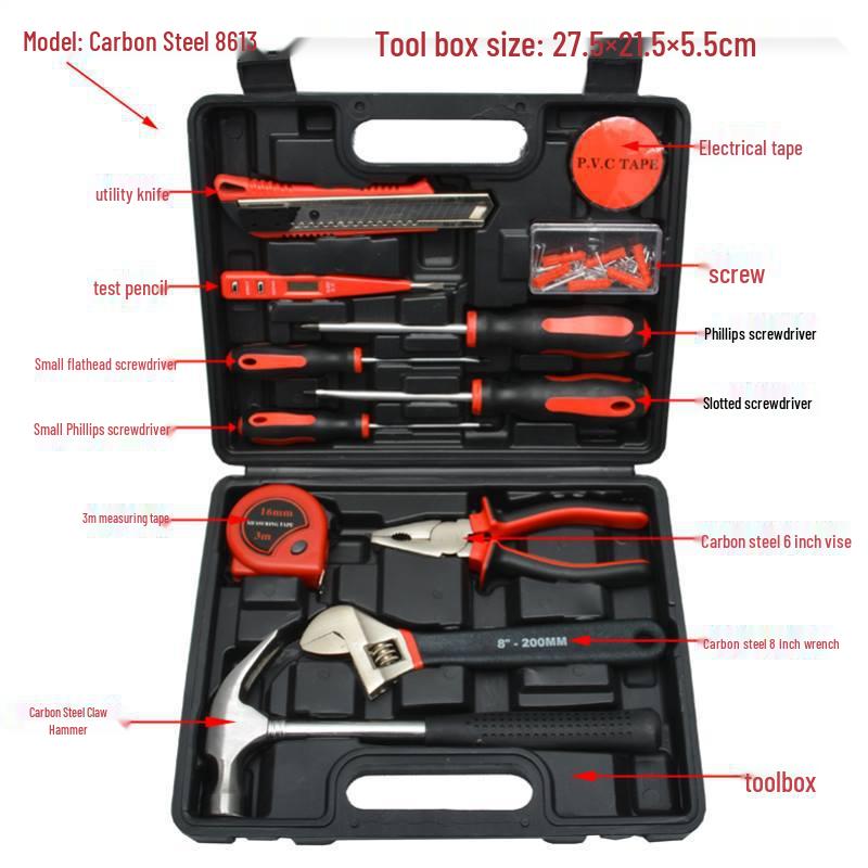 Portable Household Tool Kit for Car and Home Repair