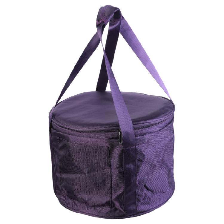 Bolsa de transporte acolchada gruesa para cuenco tibetano de yoga, bolsa de viaje con correa de transporte