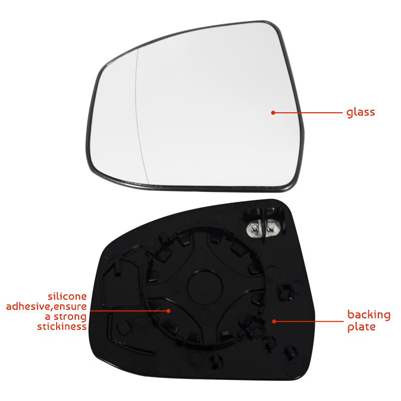 Beheiztes Seitenspiegelglas für Ford Focus II III MK2 DA DP DH DB DS 2 3 MK3 2008 2009 2018 Türflügel Rückansicht Links Rechts