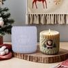 Santa Claus Knitted Cylinder Candle Silicone Mold Relief Santa Mold Claus Cylindrical Candle Mould Aromatherapy Gypsum Chri J8D3