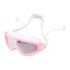 Swim Goggles Wide View Waterproof Anti Fog Swimming Goggles Dazzling Glasses Swim Glasses with Earplugs for Swimming Diving Water Sports