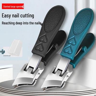 Large Anti-Splash Ingrown Toenail Clippers with Scissors