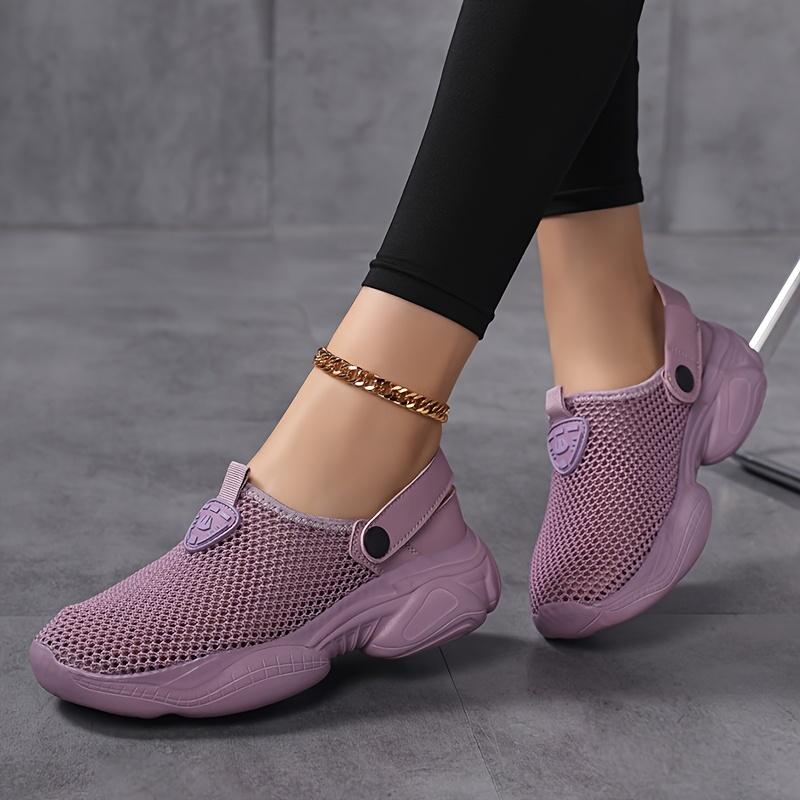 Fashion Women's Low Top Fabric Casual Slip-On Sandals Sneakers-2 in 1 Slippers Shoes Lightweight and Breathable for Everyday Formal Wear