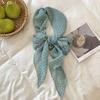 Ribbon Scarf Headband Thin Long Scarves Sweet Polka Dot Scarf  Outdoor