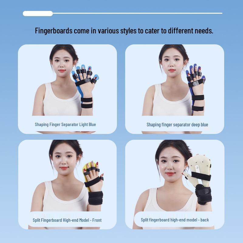 Five-Finger Hand Rehabilitation Trainer for Stroke Patients with Finger Separator and Fixation
