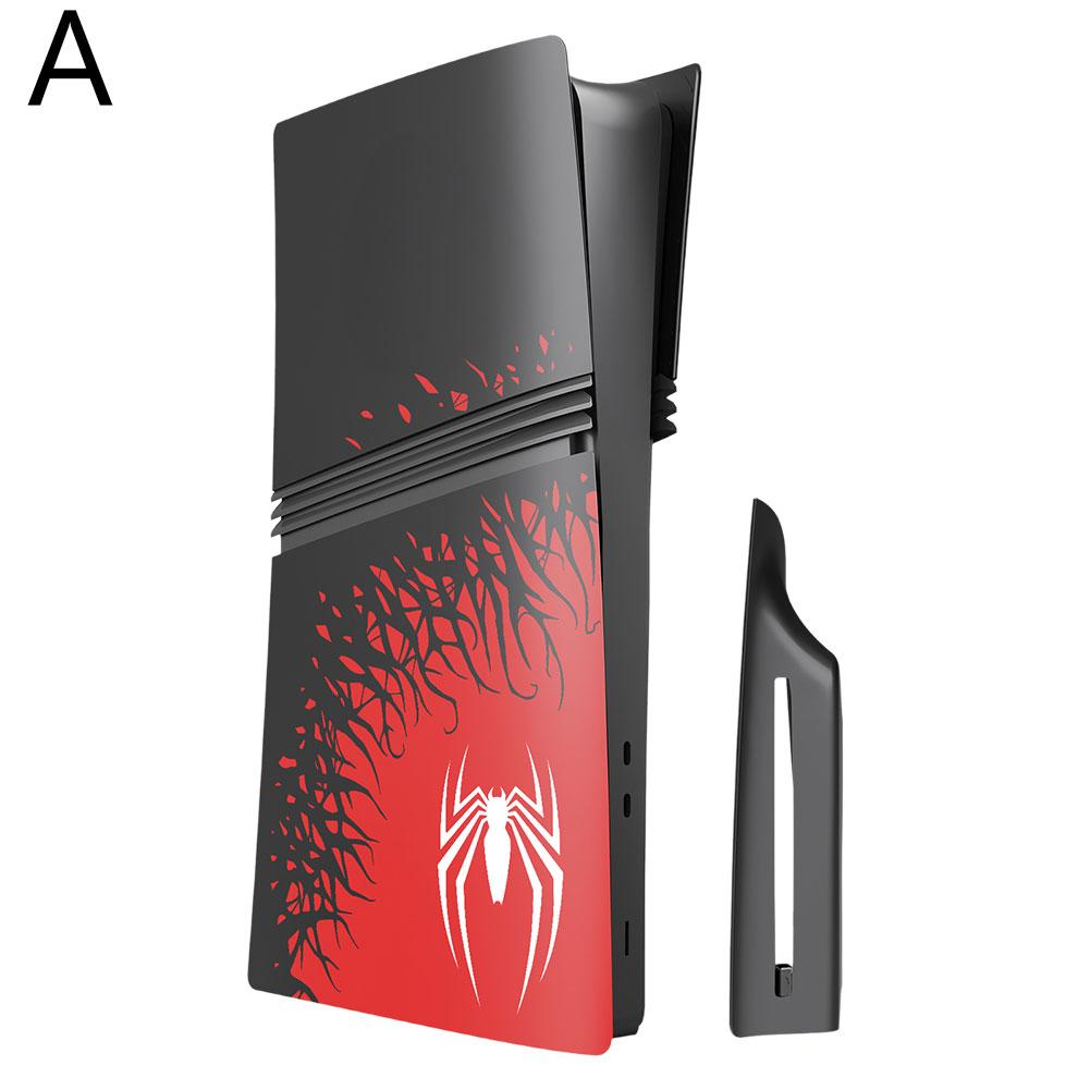 Für Playstation5 Pro Limited Edition Spider Harte Frontplattenabdeckung Premium ABS Ersatzschale Zubehör für PS5 Konsolenabdeckung