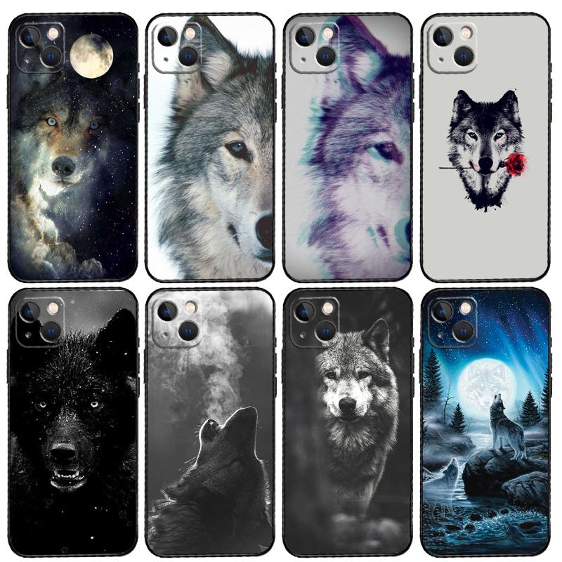 Animal The Wolf Howl Phone Case For Samsung Galaxy S25 S26 Ultra S20 S21 S22 S23 S24 S10 Plus S24 FE S25 FE Cover