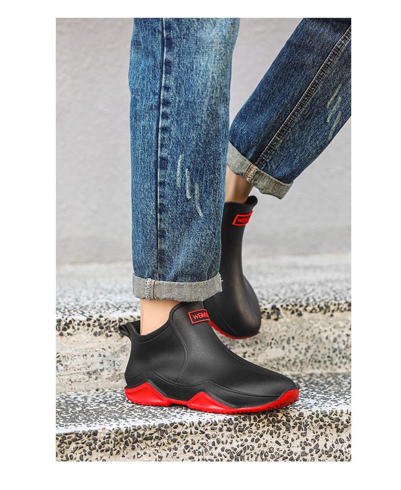 Men's & Women's Trendy Waterproof Rain Boots - Short, Lightweight, Outdoor, Off-Road & Kitchen Use