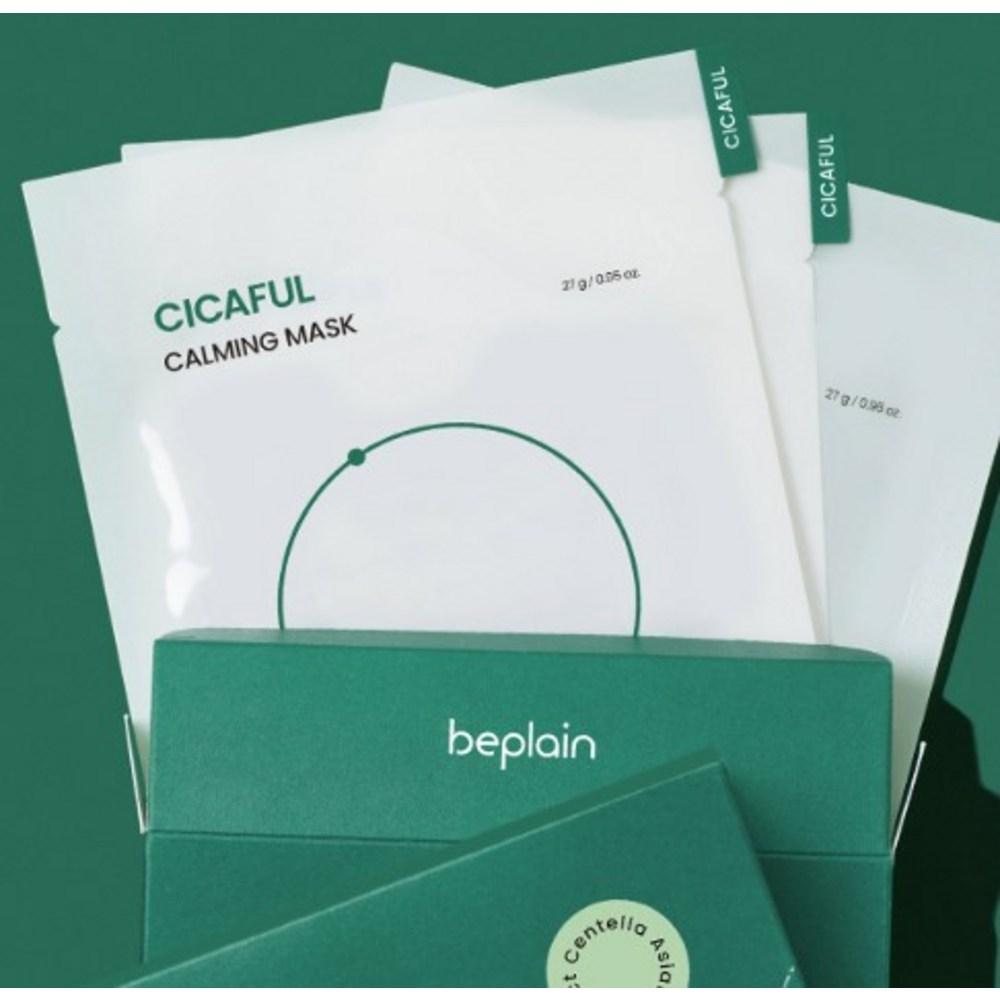 BePlain Cicaful Calming Mask 27g, 10 Pieces, 1 Piece