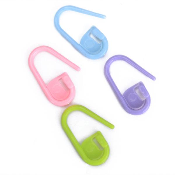 Knitting Stitch Markers Plastic Locking Clips Crochet Knit Accessories Colorful Stitch Counter Set for Knitting Projects