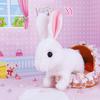 Cute Walking Pet Electric Toy Soft Gift Plush Rabbit For Kids