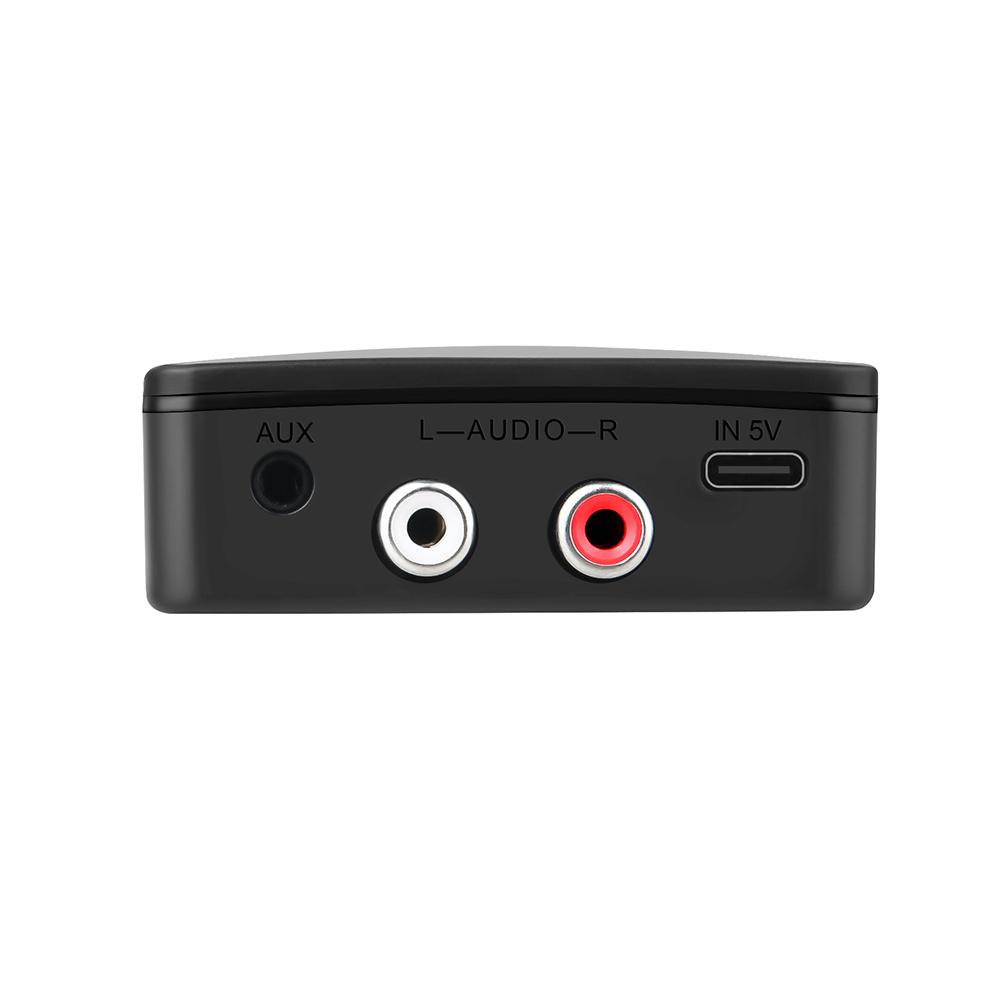 Bluetooth 6.0 Audio Receiver Wireless Stereo Music Hi-Fi 3.5mm Jack 2RCA Adapter Receivers with Mic for Car Speaker PC