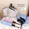 Stylish Cartoon Folding Umbrella: Sun & Rain Dual-Use with Thickened Black Glue for Summer Sun Protection