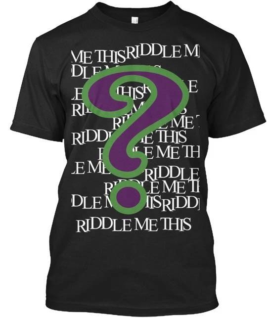 Riddle Me This Riddler TTshirt Made in the USA Size S to 5XL S