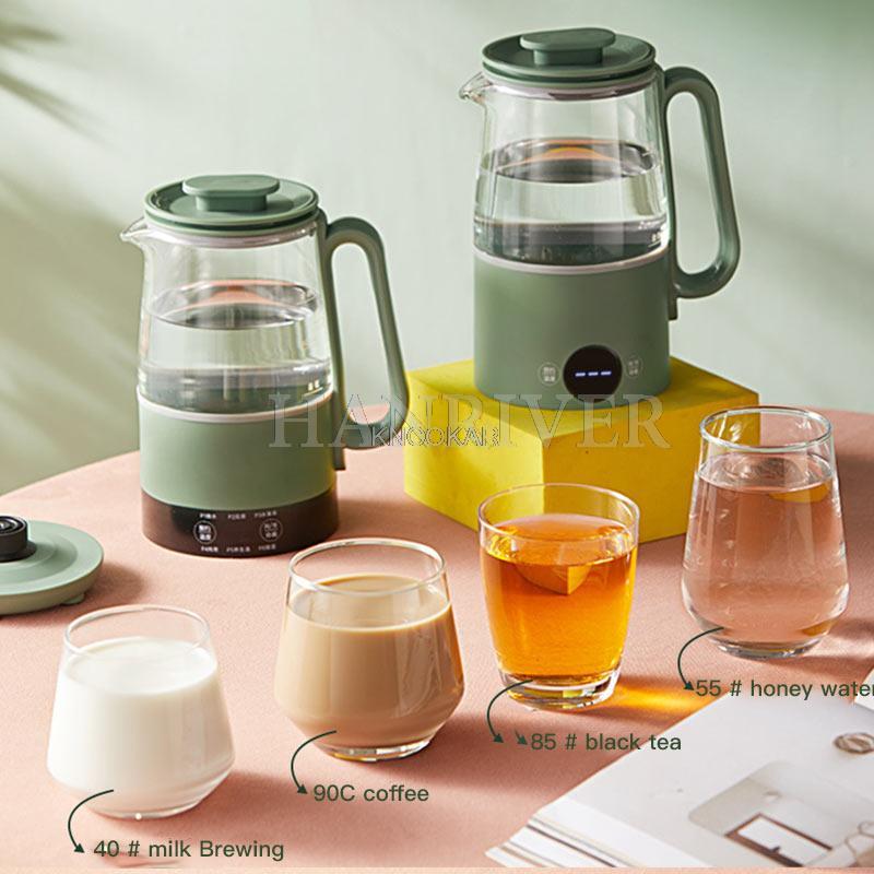 Automatic Health Kettle Household Office High Borosilicate Glass Pot Adjustable Temperature Multi Mini Flower Boiling Tea Cooker