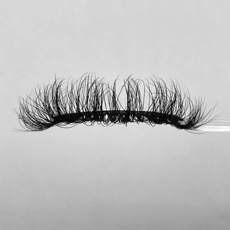 Die neuen 20MM Nerz Russische gekräuselte künstliche Wimpern, Europäische und Amerikanische Wimpern sind dick, gekräuselt und unordentlich, und gebratene Wimpern.