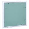 Panneau d'accès - vidaXL - 400x400 mm - Aluminium - Plaque de plâtre - Vert et argenté