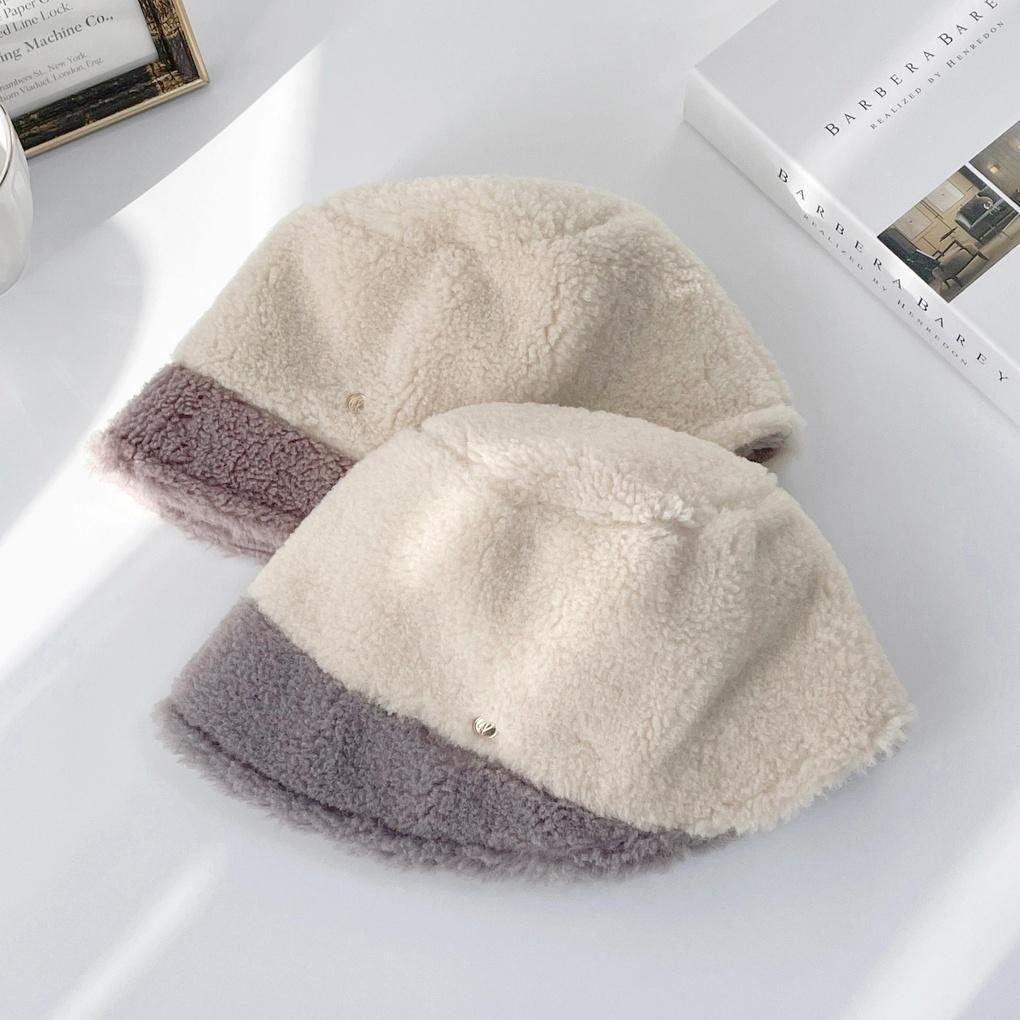 Women's and Men's Daily Diagonal Fleece Bucket Hat