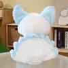 Non-Toxic 38Cm Simulation Fat White Nine-Tailed Fox Plush Toy Stuffed Fox Animal High Quality Gumiho Birthday Gift Toy Home Decor Toy