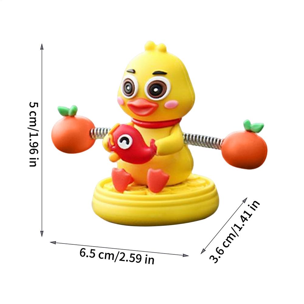 Universelle Armaturenbrett-Dekorationen für Autos, Schüttelnde Feder-Tierfigur, Glücksbringer, Niedliche Auto-Deko für Damen, Herren, Fahrzeug-Armaturenbrett, Zuhause