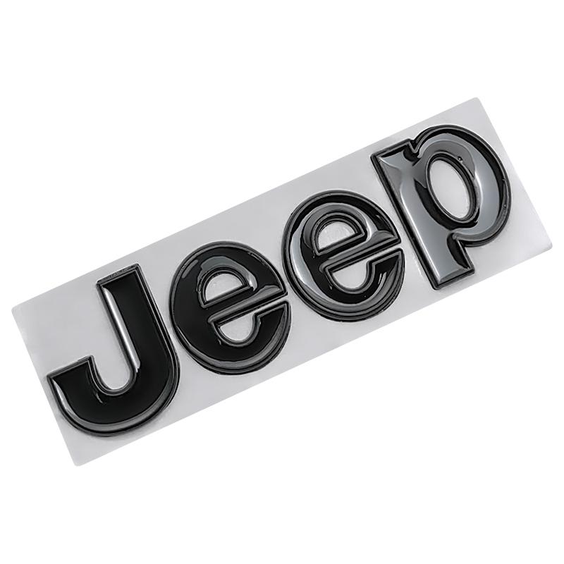 13.5X4cm Metal for Jeep Grand Cherokee Wrangler Renegade Patriot Compass Liberty Commander Car Front Trunk Side Emblem Stickers