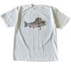 Vintage Smoking Trout Fish Graphic Unisex Tee Gift Tshirt