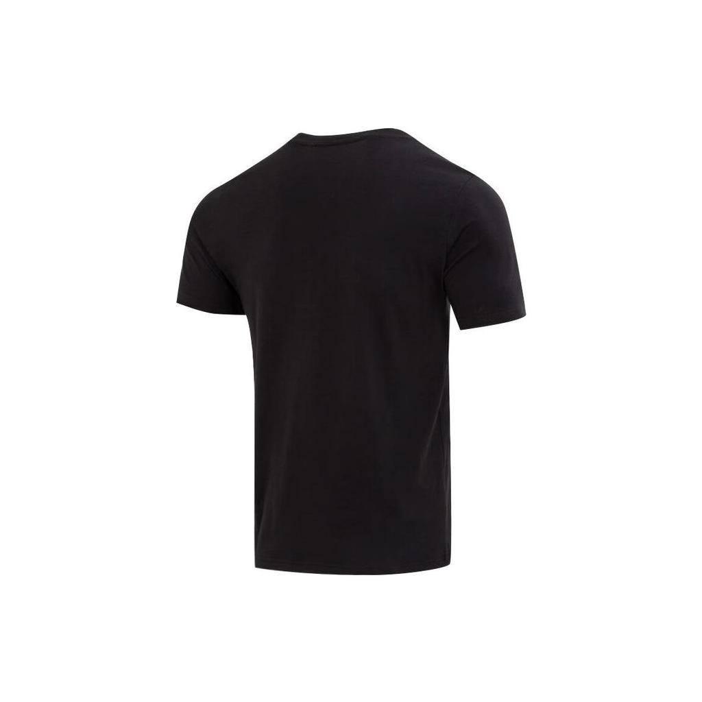 PUMA Rainbow Brand Logo Print Round Neck Short Sleeve T-Shirt Men Tops Black 676671-01