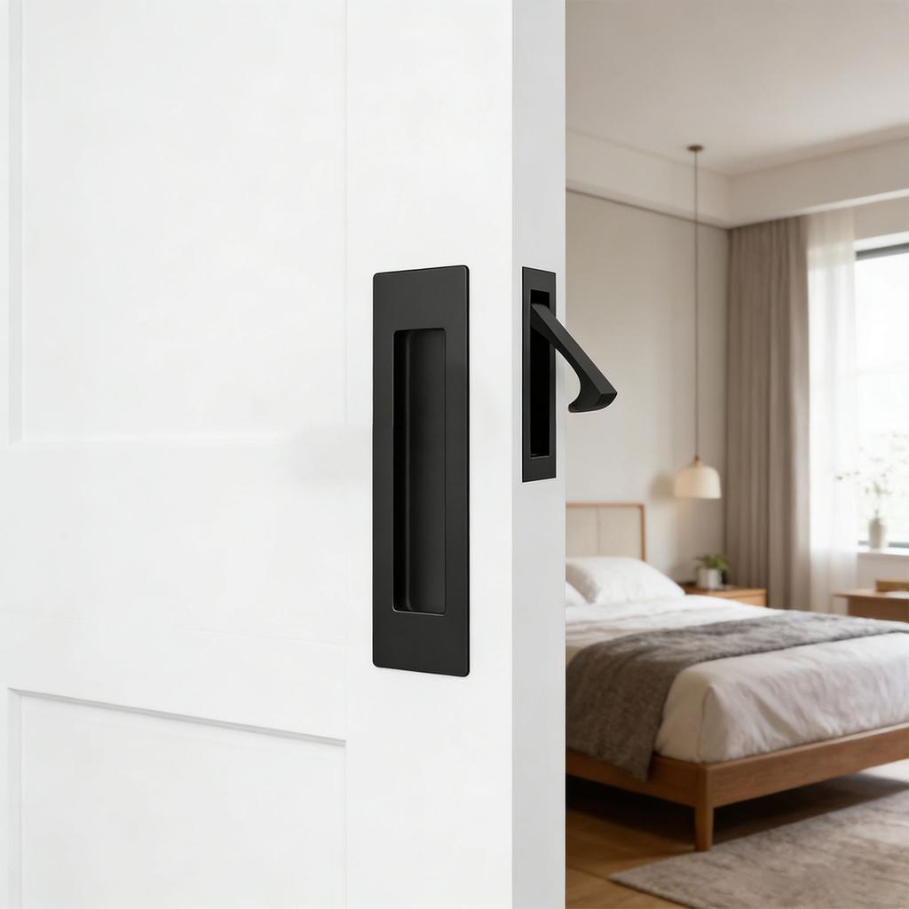Modern Recessed Door Pull Hardware Collection Simple Installation For Wardrobes And Storage Areas