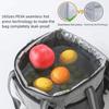 Handheld Insulated Cooler Bag Oxford Cloth Cooler Lunch Box Durable Thermal Lunch Bag  Camping