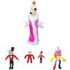 Colorful Circus Clown Toy The Amazing Digital Circus Collection Soft Short Plush Pp Cotton Filling 23-30cm